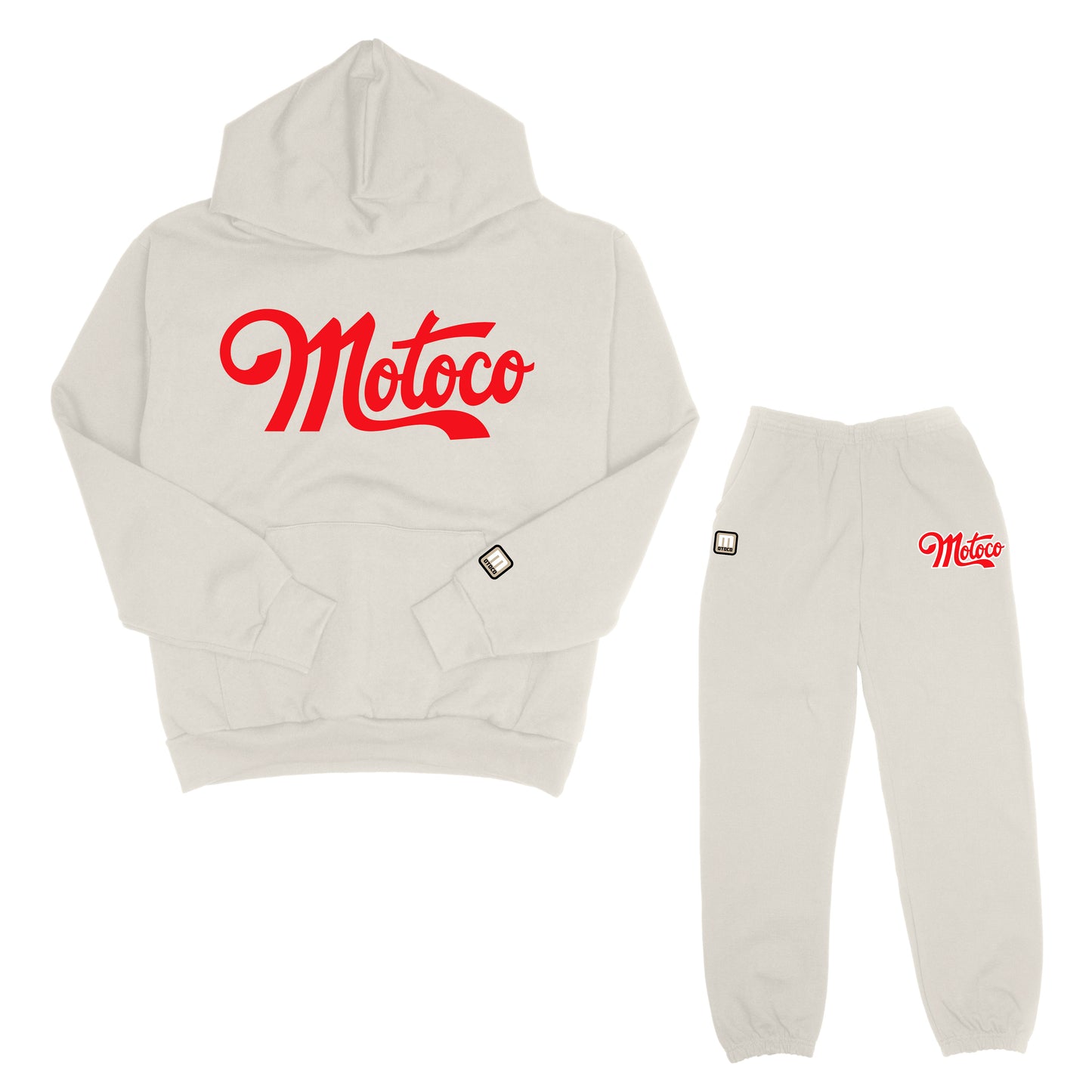 Motoco Cream Sweatsuit