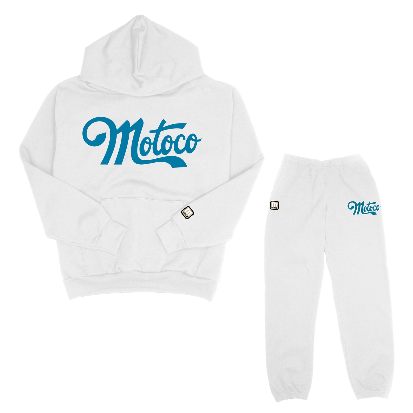 Motoco White Sweatsuit