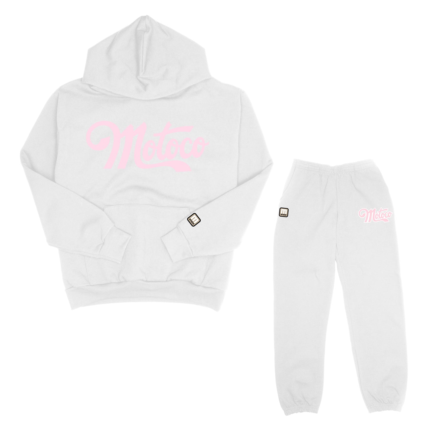 Motoco White Sweatsuit