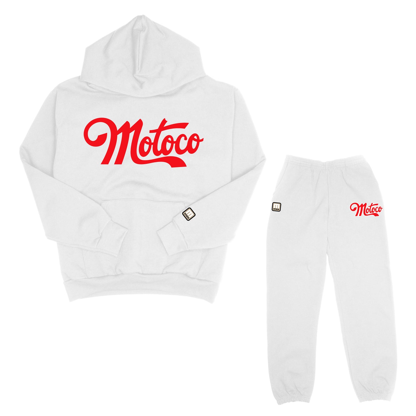 Motoco White Sweatsuit